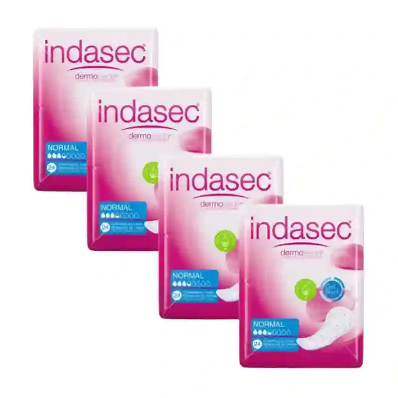 Indasec Dermoseda Incontinence Pad, 4X24 Units