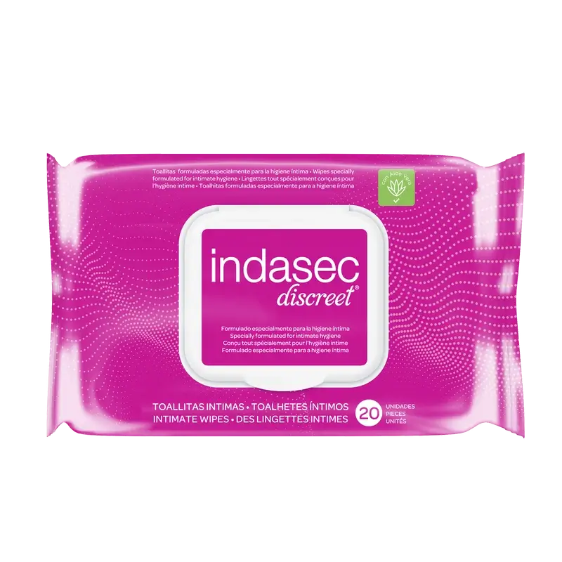 Indasec Intimate Hygiene Wipes , 30 units