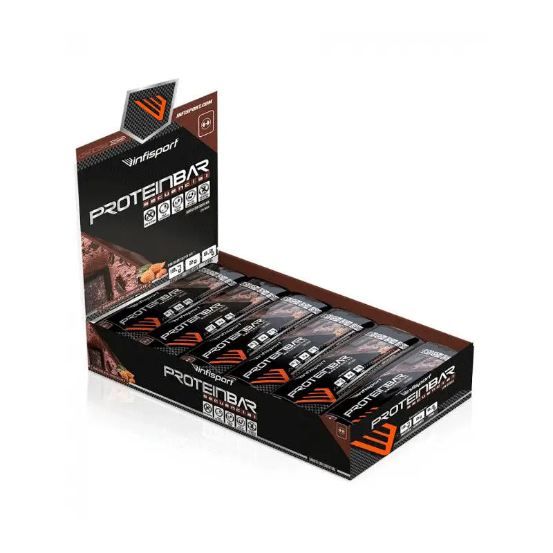 INFISPORT Protein bar double chocolate 22 units x 40 grams