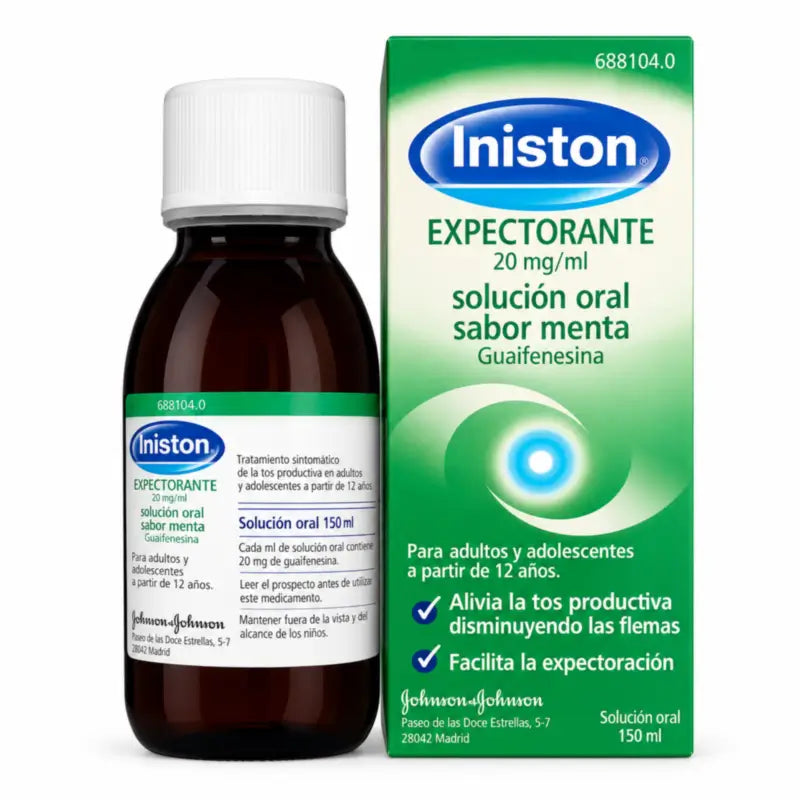 Iniston Expectorant Oral Solution Peppermint 150 ml