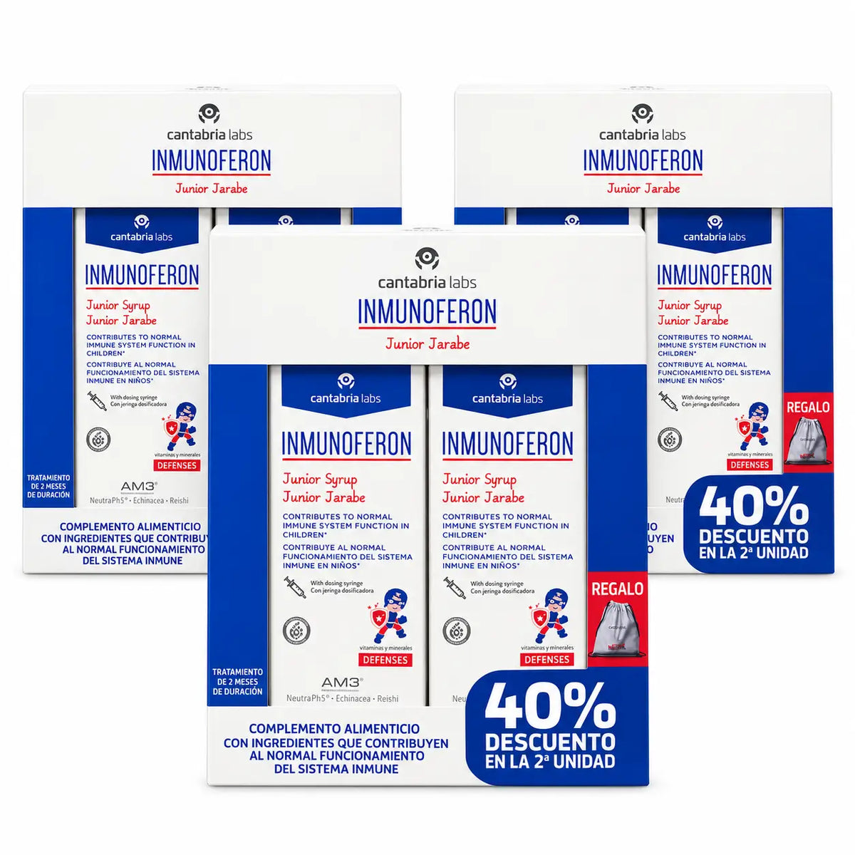 Inmunoferon Junior Syrup, 150 ml, Pack of 3