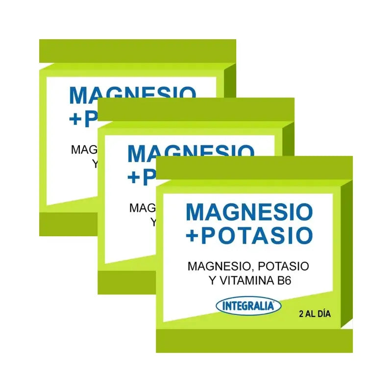 Integralia Magnesium + Potassium + Vitamin B6, 3X60 Capsules