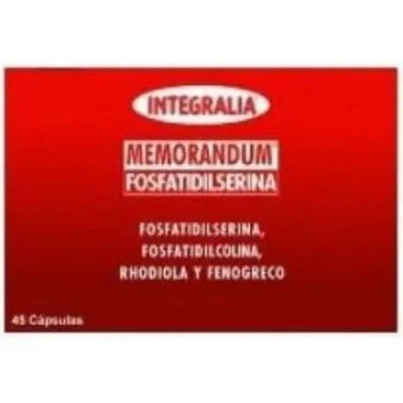 Integralia Memorandum Phosphatidylserine 45Caps