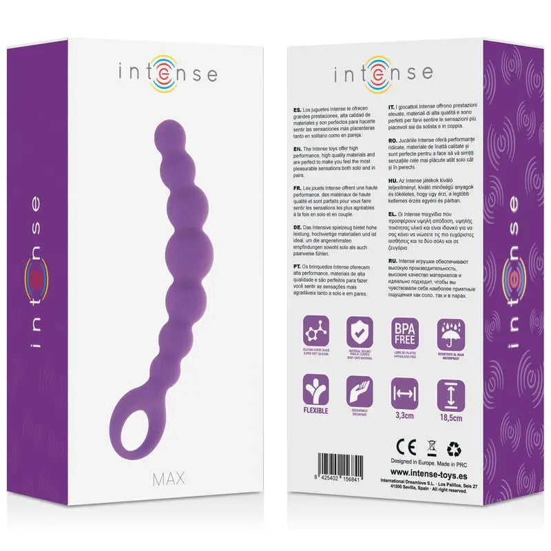 Intense Anal Toys Anal Beads Max Lilac