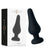 Intense Anal Toys Anal Plug Pipo L Silicone Black 13 Cm