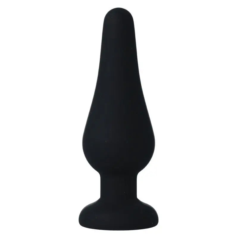 Intense Anal Toys Anal Plug Pipo M Silicone Black 11 Cm