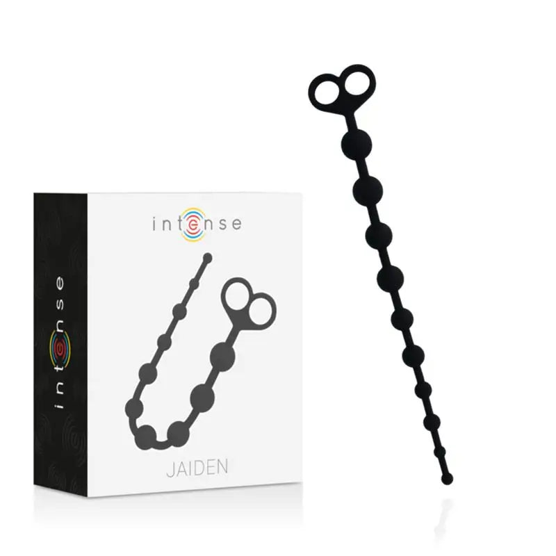 Intense Anal Toys Jaiden Anal Beads Black