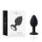 Intense Anal Toys Shelki M Anal Plug Black