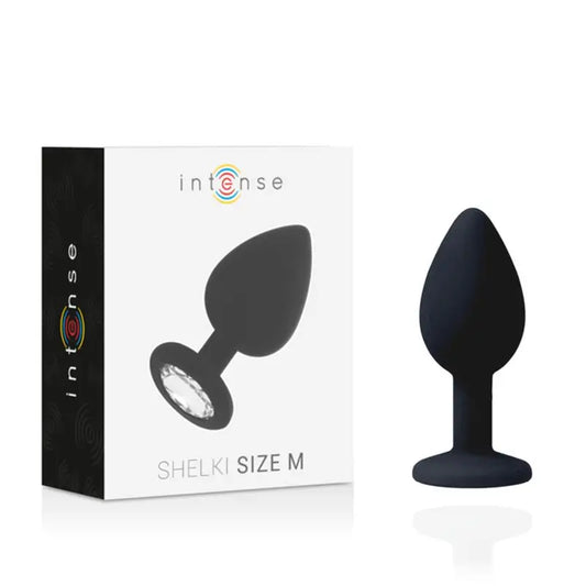 Intense Anal Toys Shelki M Anal Plug Black