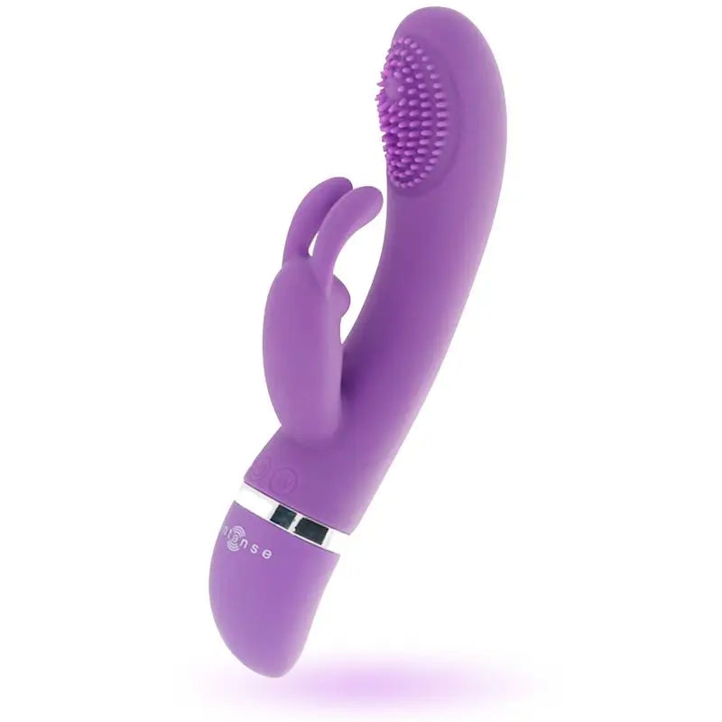Intense Couples Toys Susy Silicone Rabbit Vibrating Oscillating Vibrator Purple