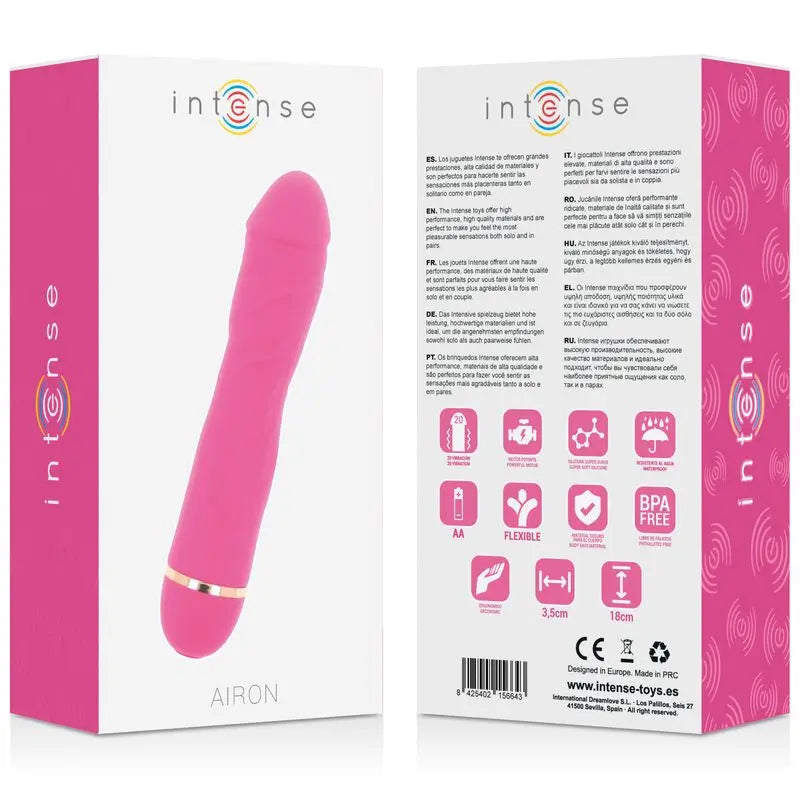 Intense Fun Airon 20 Speeds Silicone Pink