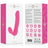 Intense Fun Sugar Seven Speeds Silicone Fushsia