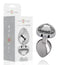 Intense Anal Plug Metal Aluminium Heart White Size M