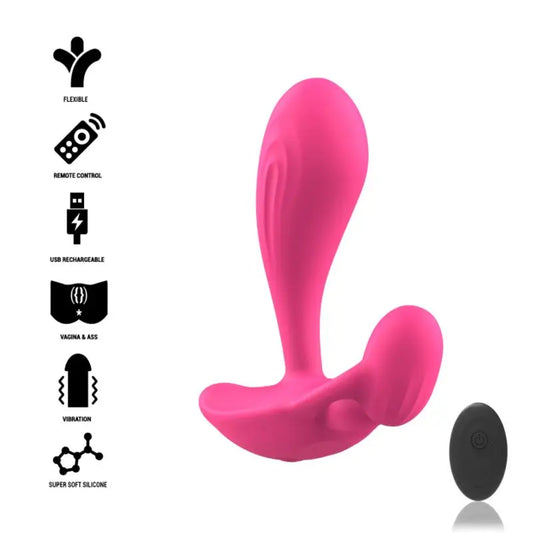Intense Toys Shelly Anal Plug Remote Control Pink