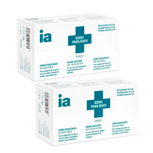 Interapothek Physiological Serum, Pack 2 x 50 Single Doses