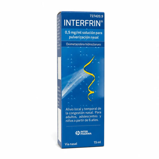 Interfrin 0,5 Mg/ml Nasal Spray Solution, 15 ml