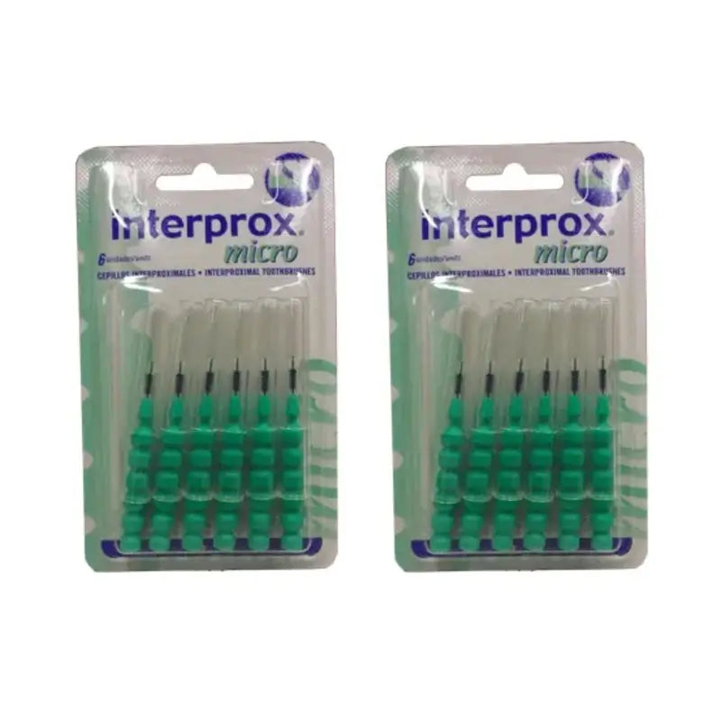 Interprox Micro Interproximal Toothbrush, 2X6 Units