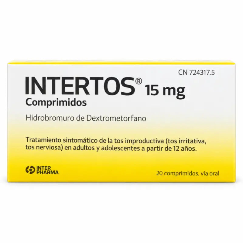 Intertos 15 Mg, 20 tablets