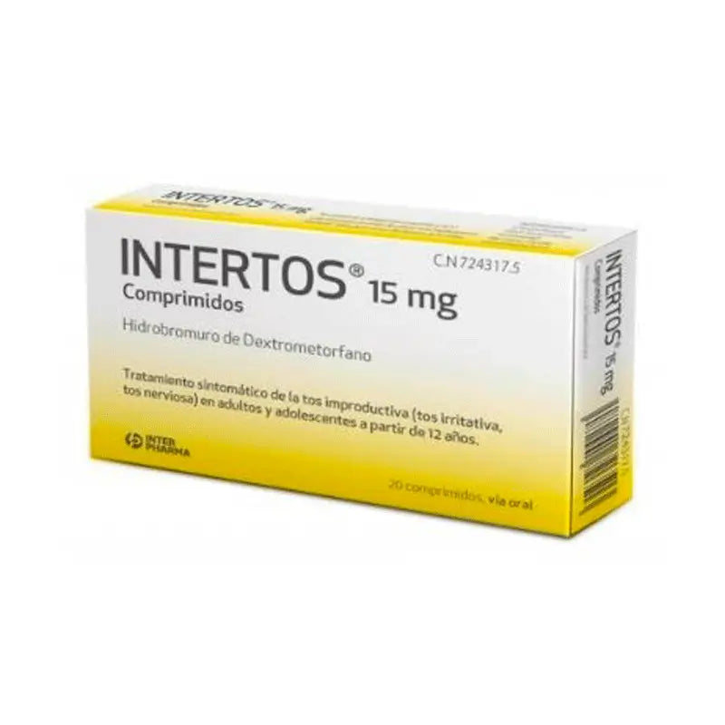 Intertos 15 Mg, 20 tablets