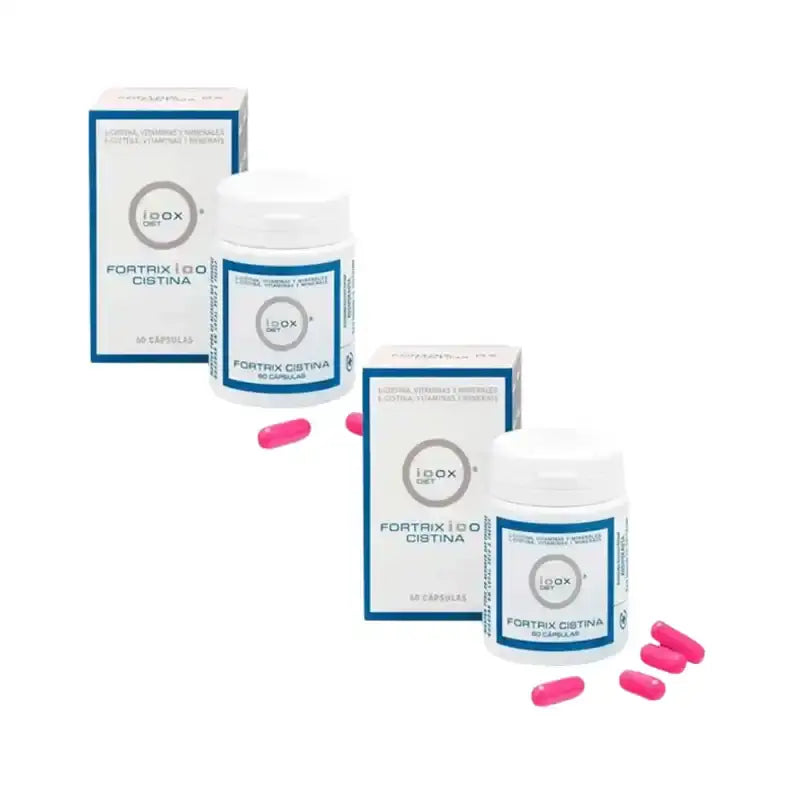 Ioox Fortrix Cystine Capsules, 2X60 Capsules