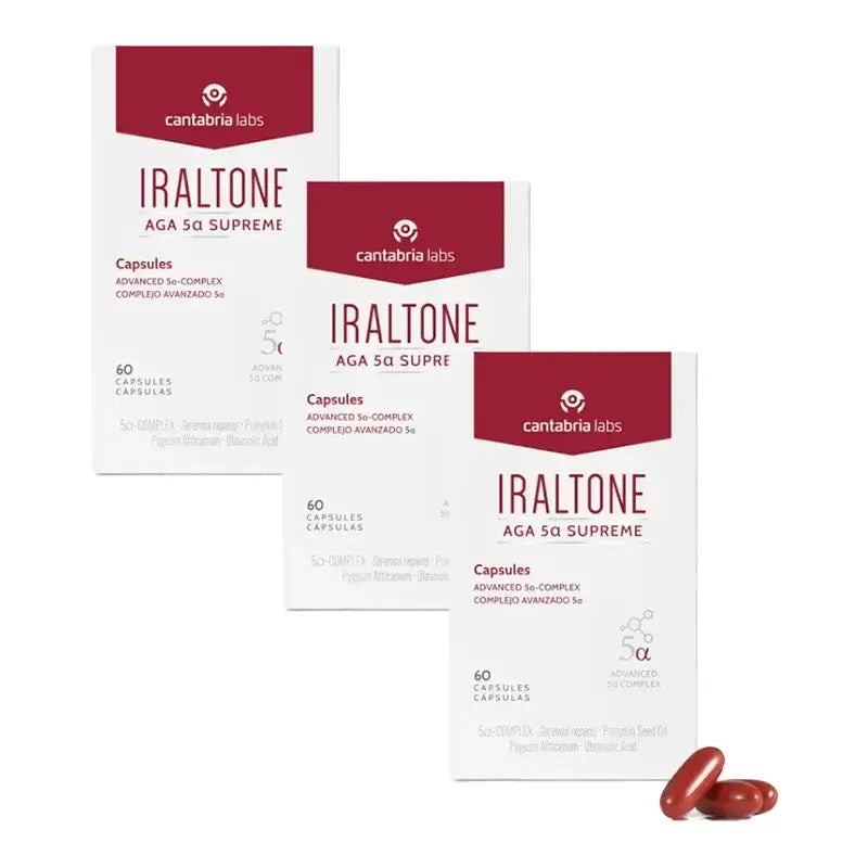 Iraltone Aga 5α Supreme , Pack 3 x 60 capsules