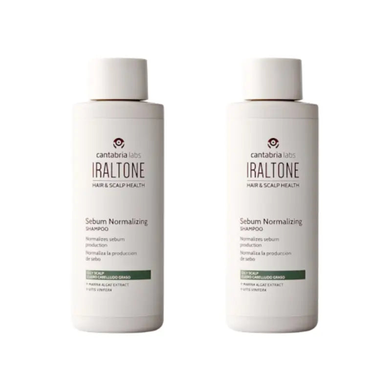 Iraltone Seboregulating Shampoo, Pack 2 x 200 ml