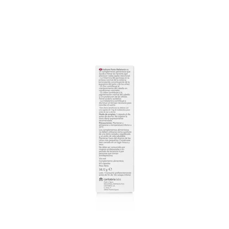 Iraltone Forte Melatonin, 60 capsules