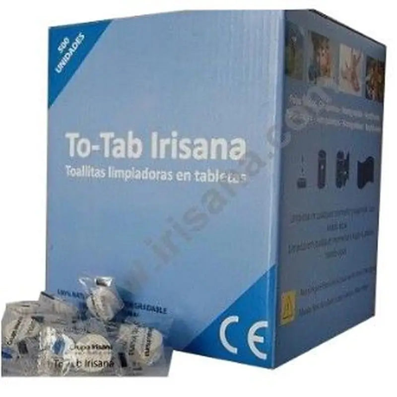 Irisana To-Tab Cleansing Wipes Box 500 pcs Ir56.500