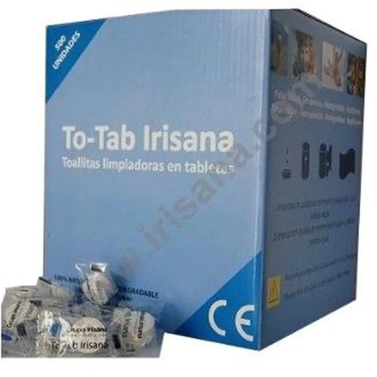 Irisana To-Tab Cleansing Wipes Box 500 pcs Ir56.500
