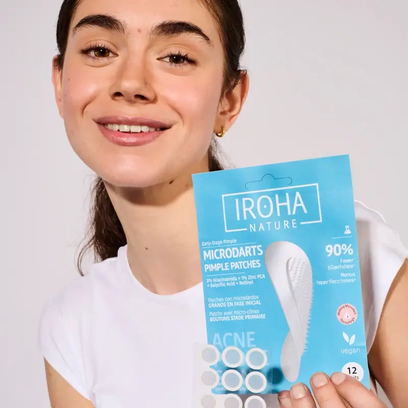 Iroha Nature Acne Prone Skin Microdart Patches, 12 pieces