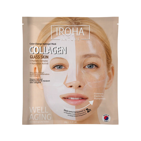 Iroha Nature Iroha Nature Glass Skin Hydrogel Mask With Collagen, 2 g