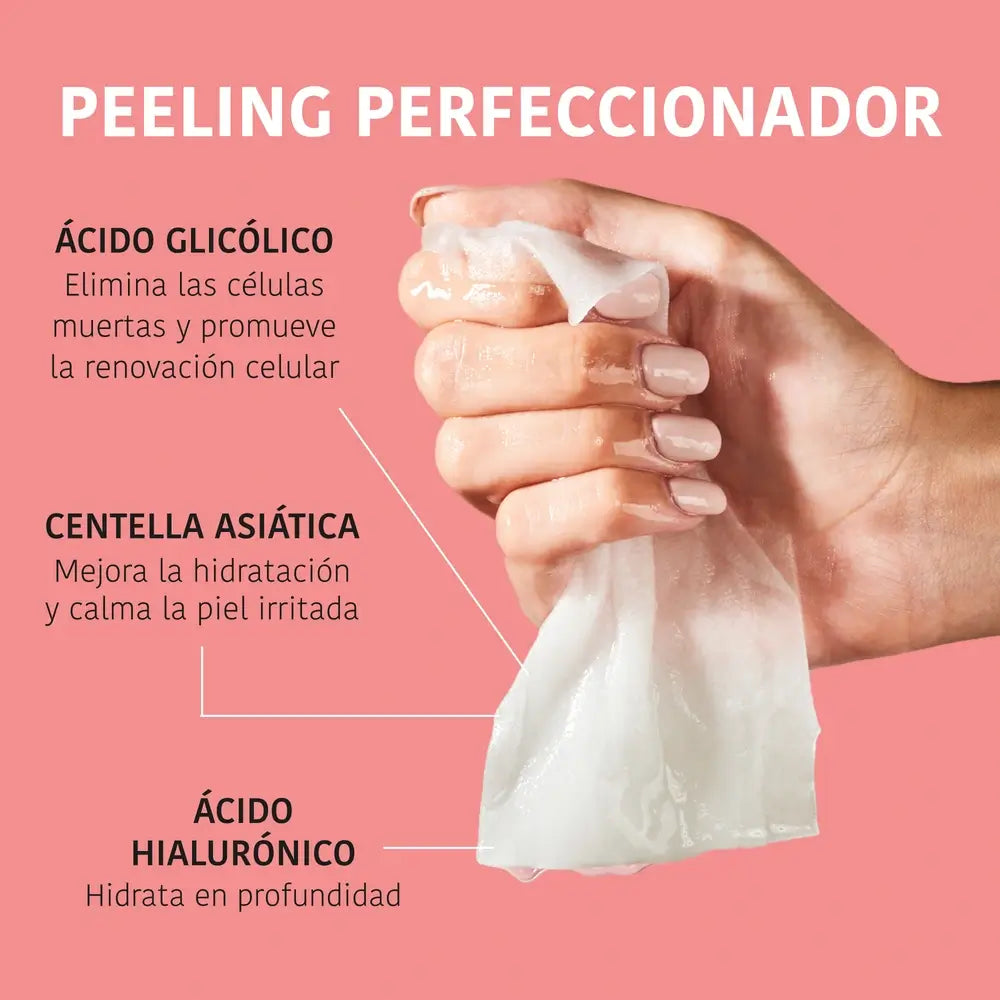 Iroha Nature Facial Peeling Tissue Mask - Glycolic Acid, 23 ml