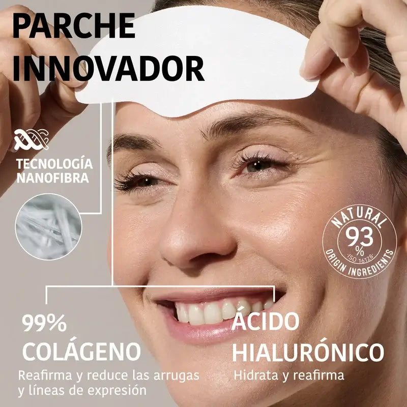 Iroha Nature Forehead Patches 99% Collagen (3 pcs + 1 Mist) , 3 pairs