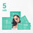 Iroha Nature Deep Cleansing Nose Strips Blackheads - Charcoal, 5 pcs.