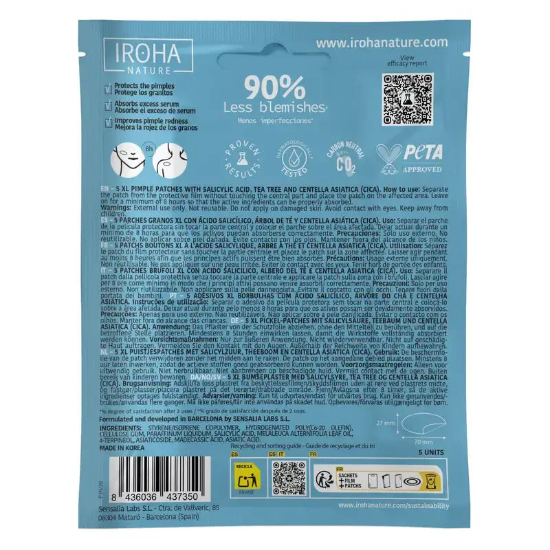 Iroha Nature Xl Pimple Patch , 5 units