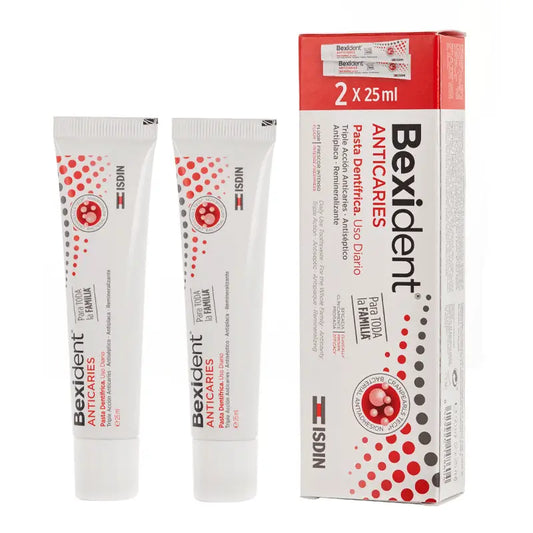 Isdin Bexident Anticaries Toothpaste 2 x 25 Ml