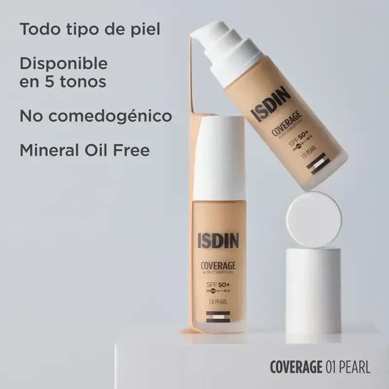 Isdin Coverage 1.0 Pearl Spf50+, 30 gr