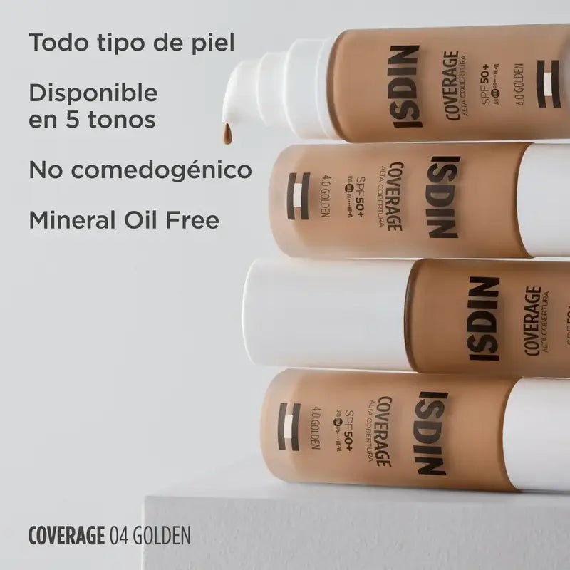 Isdin Coverage 4.0 Golden Spf50+, 30 gr