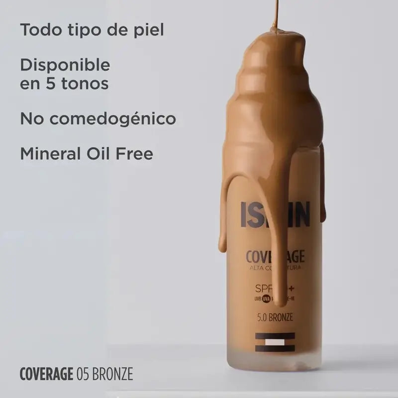 Isdin Coverage 5.0 Bronze Spf50+, 30 gr