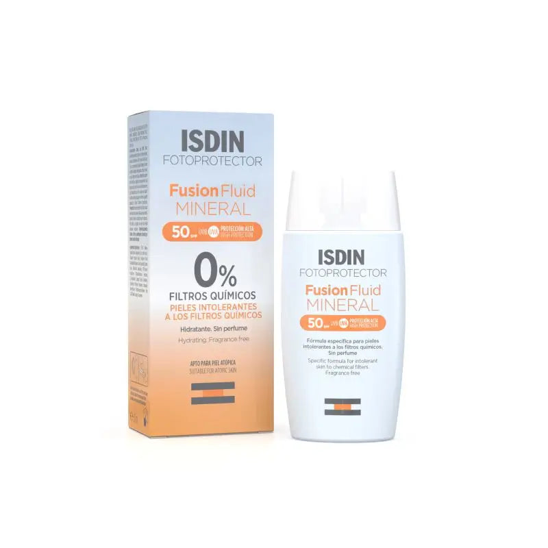 Isdin Fotoprotector Mineral Fusion Fluid SPF 50+ 50 Ml