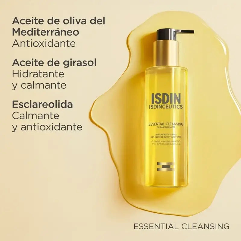 Isdinceutics Essential Cleansing Oil Cleanser 200 Ml