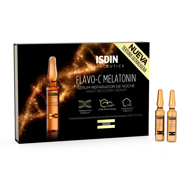 Isdinceutics Flavo-C Melatonin Ampoules 30 Units x 2 Ml