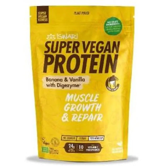 Iswari Super Vegan Protein Fitness Banana-Vanilla 350Gr