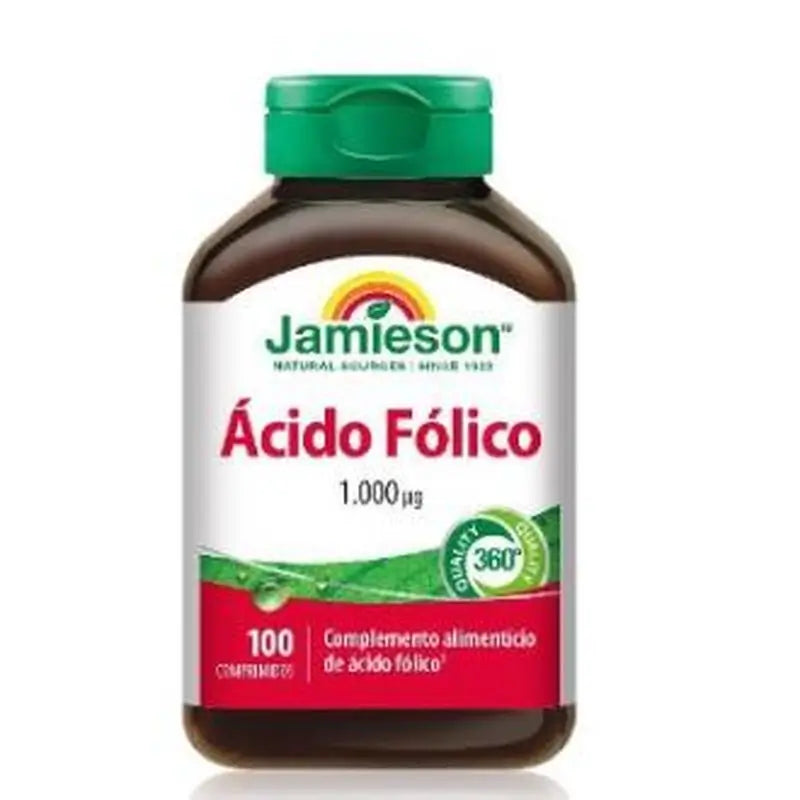 Jamieson Folic Acid 1000Mcg , 100 tablets