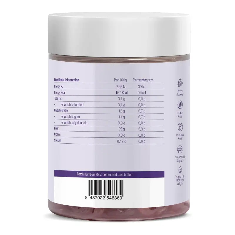 Ashwagandha + Siberian Ginseng Raspberry Jelly Pills, 70 tablets