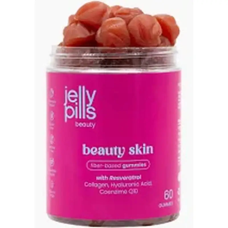Jelly Pills Beauty Skin Food Supplement In Gummies Format, 60 gummies