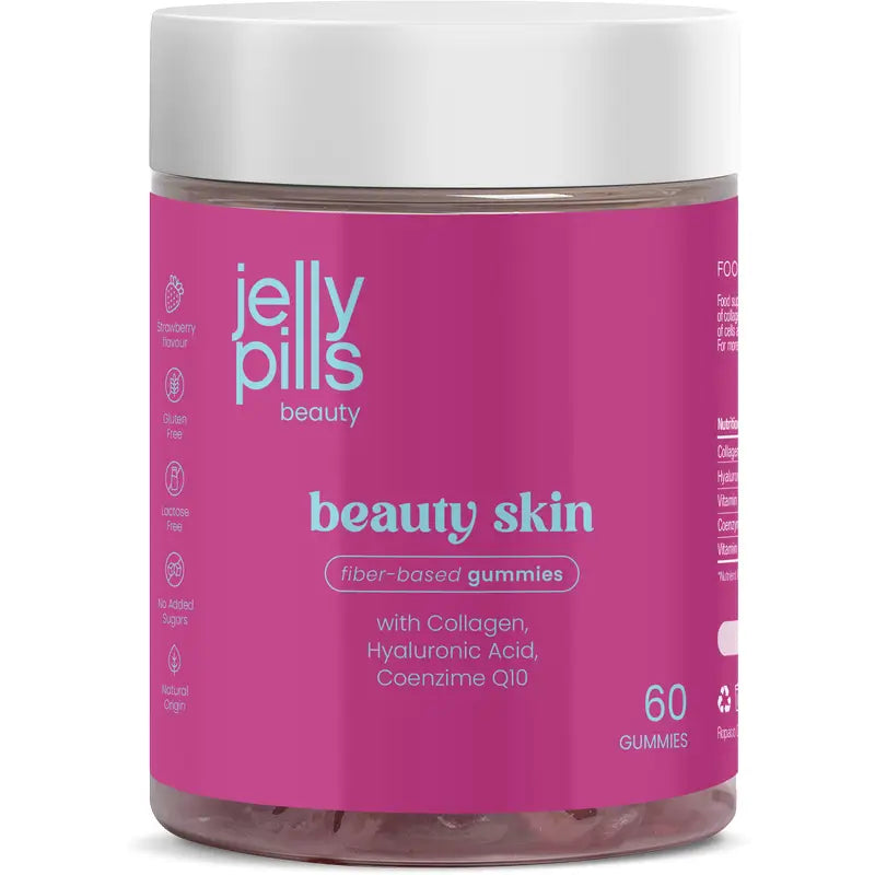 Jelly Pills Beauty Skin Food Supplement In Gummies Format, 60 gummies
