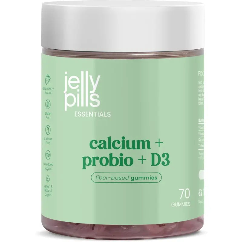 Jelly Pills Calcium+D3+K2+Propbio Strawberry, 70 units
