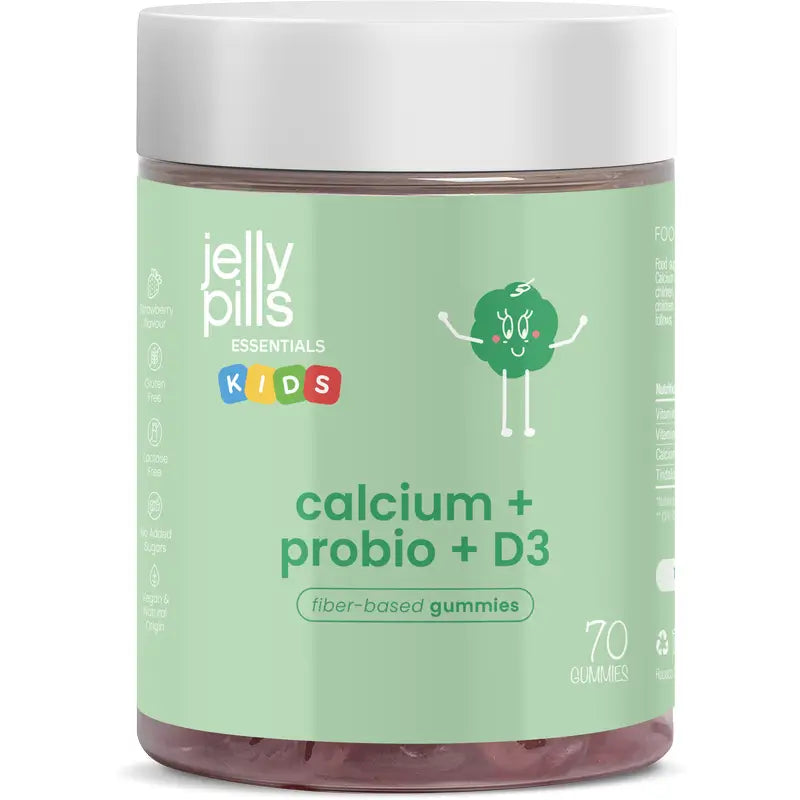 Jelly Pills Caclium+D3+K2+Propbio Kids , 70 gummies