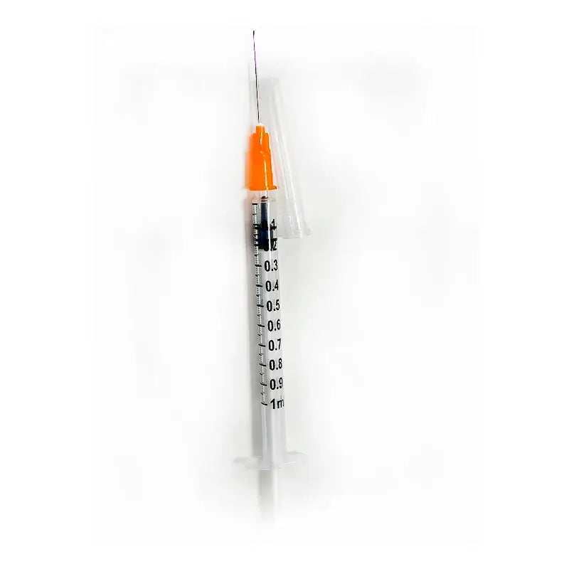 Syringe With Needle 1 Ml, 100 units (25gx16mm)